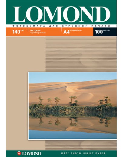Бумага Lomond (0102073), 140 г/м2, А4, матовая односторонняя, 25 листов