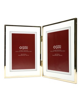 Мультирамка Fotografia FFM-5553/2G, на 2 фото 15х21 см, золотая