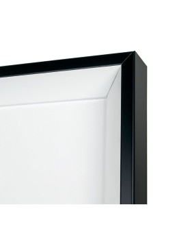 Фоторамка МИРАМ 652570-15, 30x40 см, пластик черный и белый