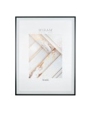 Фоторамка МИРАМ 652570-15, 30x40 см, пластик черный и белый