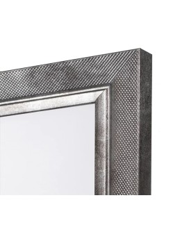 Фоторамка MИРАМ 646228-15, 30х40 см, серебристый, пластик