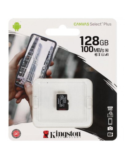 Память Kingston Micro SDXC 128Gb class 10 UHS-I U1