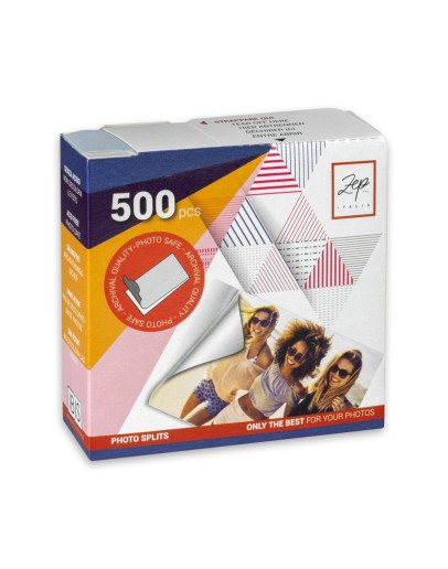 Стикеры ZEP BX500 для крепления фотографий в фотоальбомы, 500 шт