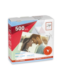 Уголки ZEP CR500 для крепления фотографий в фотоальбомы,500 шт