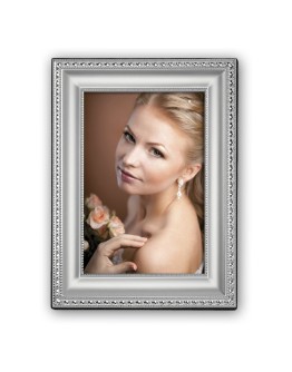 Фоторамка ZEP 28ASS123B-4R 10х15 см, металл, с посеребрением