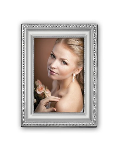Фоторамка ZEP 28ASS123B-4R 10х15 см, металл, с посеребрением