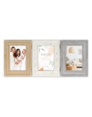 Мультирамка ZEP FF1816,  3 фото 10х15 см, полистирол, рамка-раскладушка