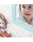 Фотоальбом ZEP, BP32323B, 60 страниц 32х32 см, детский, голубой