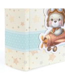 Фотоальбом ZEP, BP32323B, 60 страниц 32х32 см, детский, голубой