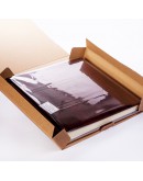 Фотоальбом ZEP SKY53, 80 страниц 30*30 см, кожа, коричневый